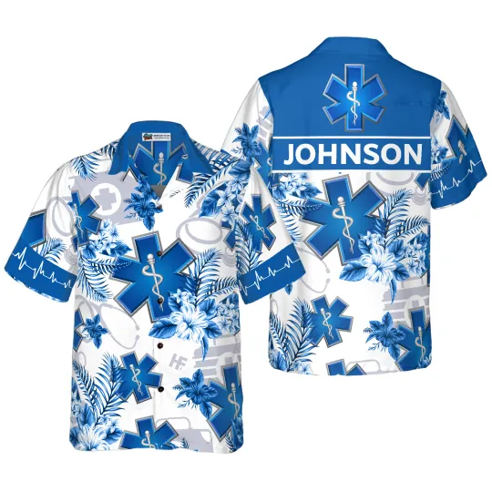 Discover Paramedic Name Custom Custom Hawaiian Shirt