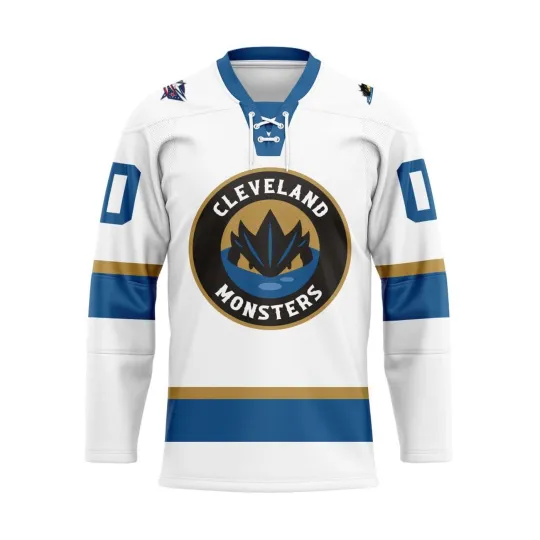 Discover Cleveland Monsters Personalized 2025/26 White Hockey Shirt Fan Gear