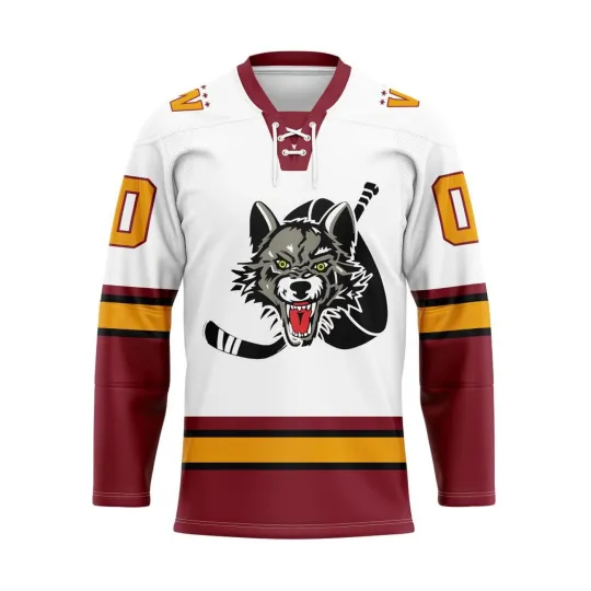 Discover Chicago Wolves Personalized 2025/26 White Hockey Shirt Fan Gear