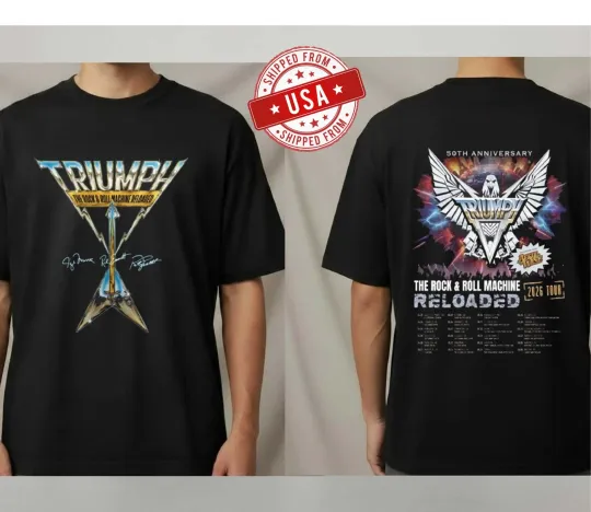Discover FAST SHIP - Trivph 50th Anniversary 2026 Tour T-Shirt