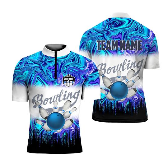 Discover Personalized Trendy Bowling Jersey Shirt 3D, Custom Name Bowling, Matching Bowling Team Shirt, Bowling Lover Gift, Bowling Players Shirts