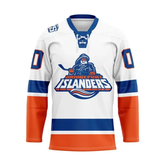 Discover Bridgeport Islanders Personalized 2025/26 White Hockey Shirt Fan Gear