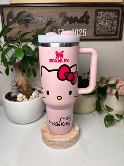 Discover Hello Kitty 40oz Custom Printed Tumbler. Travel Mug.