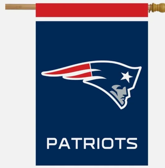 Discover New England Patriots Football House Flag