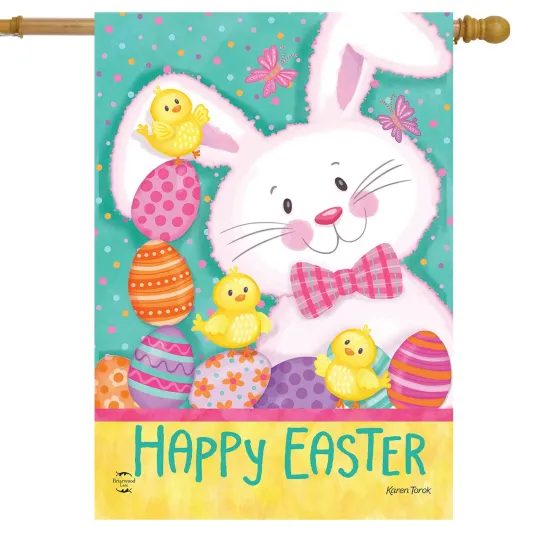 Discover Briarwood Lane Easter Time House Flag