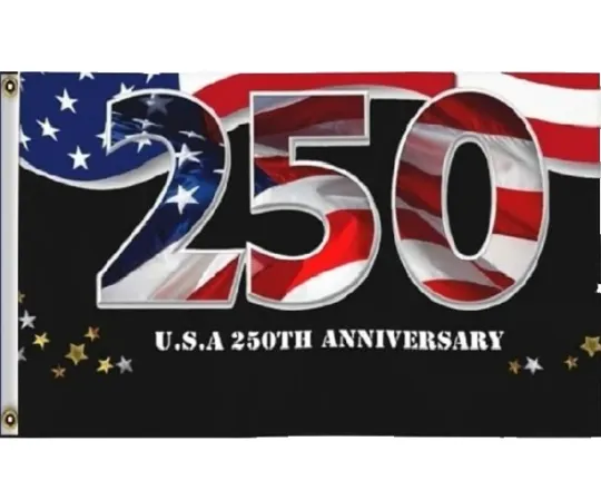 Discover USA 250th Anniversary House Flag