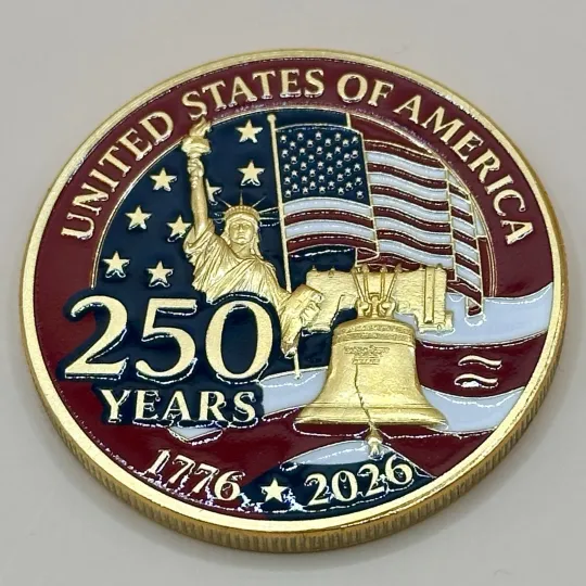 Discover United States 250th Anniversary Commemorative Coin