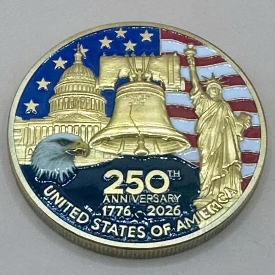 Discover United States 250th Anniversary Commemorative Coin