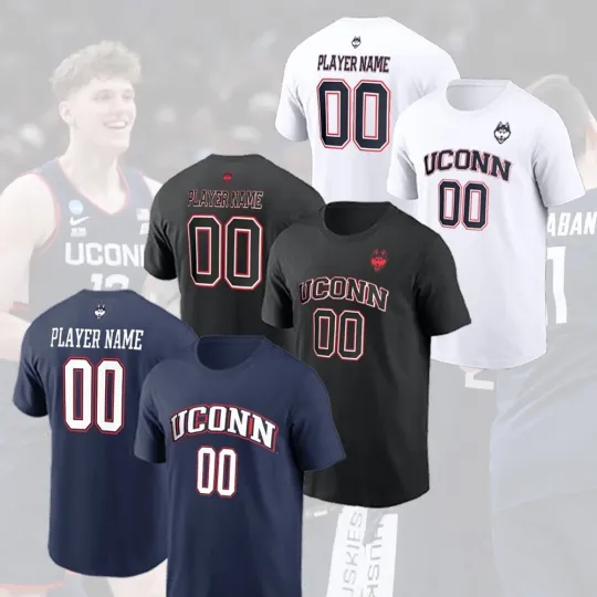 Discover UConn Huskies GameDay Greats Basketball NIL Pick-A-Player Name and Number