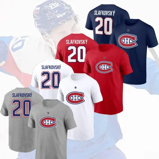 Discover HOT! Juraj Slafkovský #20 Montreal Canadiens Name and Number Gift For Fan