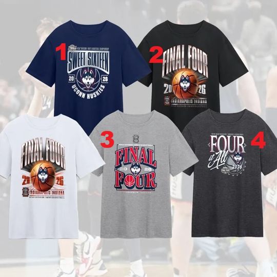 Discover UConn Huskies 2026 Basketball Tournament March Madness Final Four For Fan