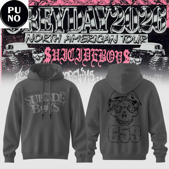 Discover Suicideboys Greyday 2026 North American Tour Hoodie