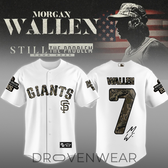 San Francisco Giants x Wallen Western Still Problem Tour Jersey