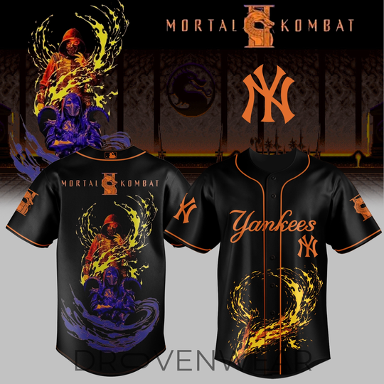 Discover New York Yankees x Mortal Kombat II 2026 Limited Edition Jersey