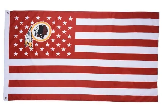 Discover Washington Redskins Americana House Flag