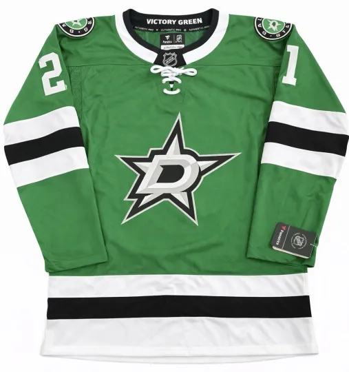 Discover Dallas Stars Jason Robertson Green Men's Hockey Jersey #21