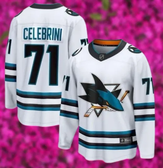Discover San Jose Sharks Macklin Celebrini #71 Men's Hockey Jersey
