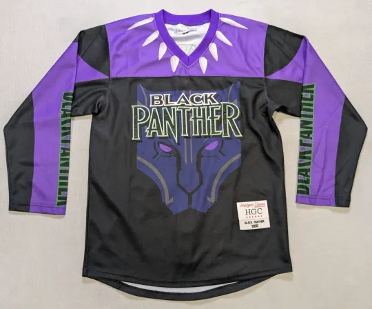 Discover Men's Black Panther Hockey Jersey