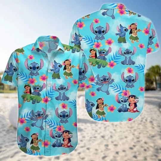 Discover Disney Lilo And Stitch Movie Matching Vacation Summer Aloha Hawaiian Shirt