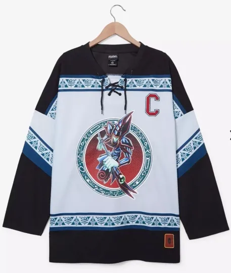 Discover Yu-Gi-Oh! Dark Magician Men's Hockey Jersey Yugi 96