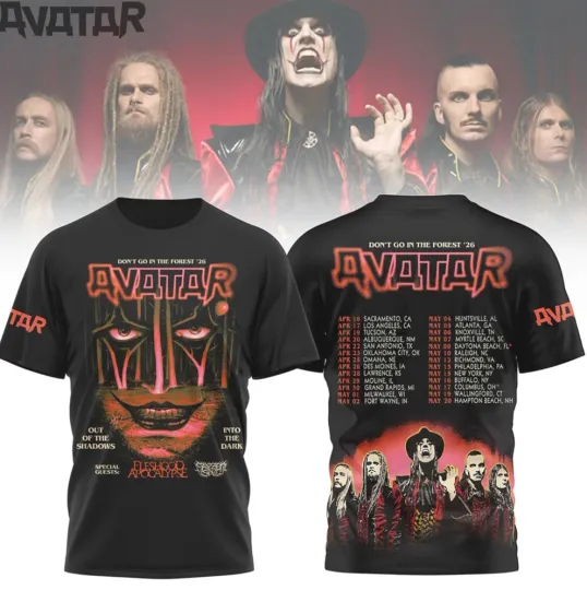 Discover Avatar Don’t Go In The Forest Tour 2026 T Shirt 3D