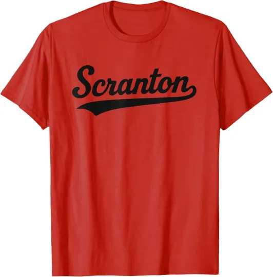 Discover Scranton Baseball Tee T-Shirt for Men