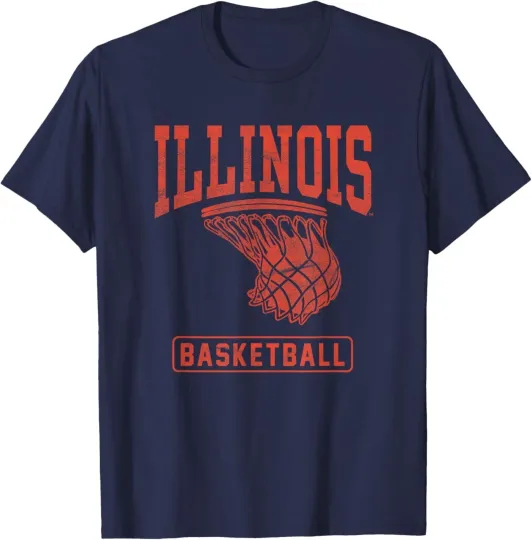 Discover University of Illinois Fighting Illini Basketball Unisex T-Shirt