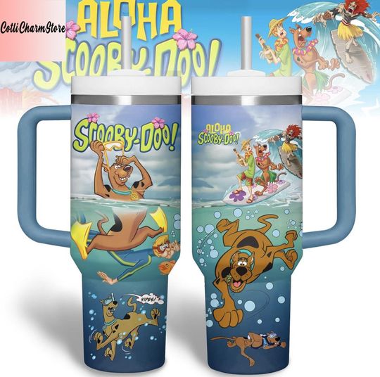 Scooby Doo Tumbler 40Oz, Scooby Doo Tumbler, Scooby Doo Tumbler, Scooby Doo Coffee Tumbler, Scooby Doo Insulated Cup