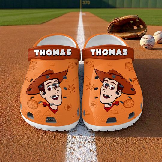 Discover Custom Name Toy Story  Woody Clog, Disney Pixar Toy Story Clogs, Disney Birthday Boy Gift,  Family Vacation 2026