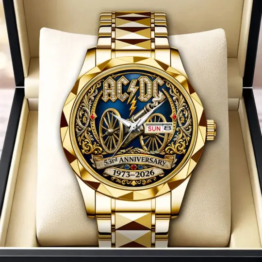 Discover AC-DC 53rd Anniversary Alloy Luxury Quartz Watch