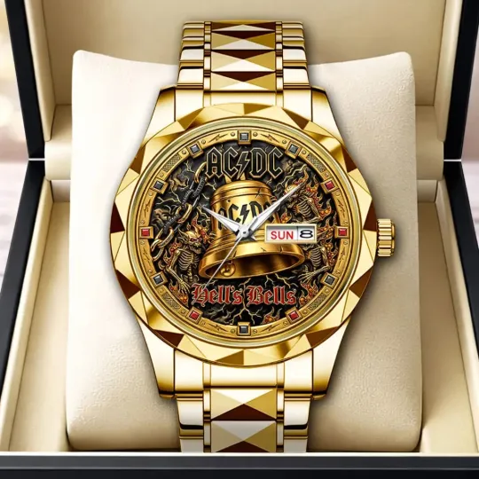 Discover AC-DC Alloy Luxury Quartz Watch