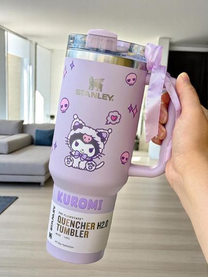 Discover Custom Kuromii Tumbler Cup  40oz Quencher, Leakproof Lid, Double-Wall, Cute Gift for Her, Christmas Gift Water Bottle