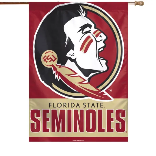 Discover WinCraft Florida State Seminoles 28" x 40" Big Logo House Flag