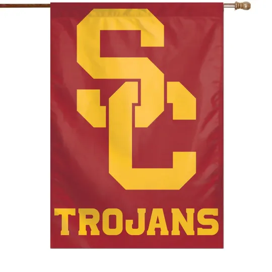 Discover WinCraft USC Trojans 28" x 40" Big Logo House Flag