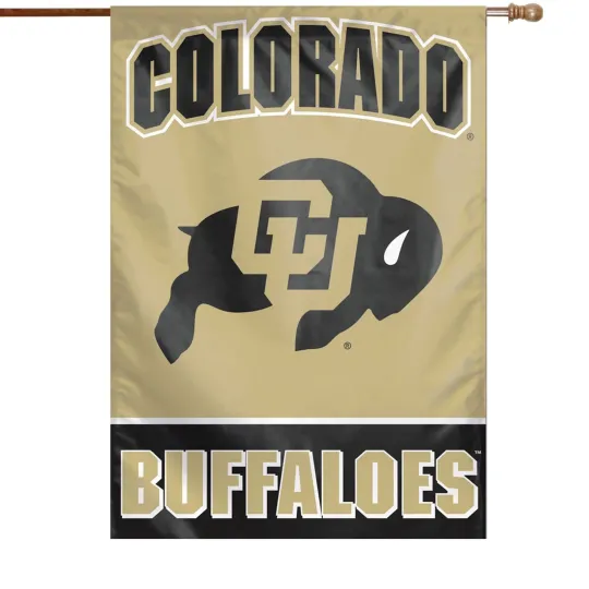 Discover WinCraft Colorado Buffaloes 28" x 40" Full Name House Flag