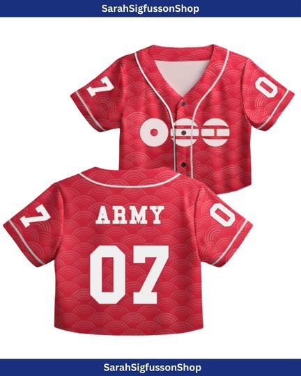 Discover K-Pop Inspired World Tour Croptop Jersey, Hanbok Mesh Baseball Top, Festival Streetwear, Summer Outfit, Fan Gift for Idol Fans