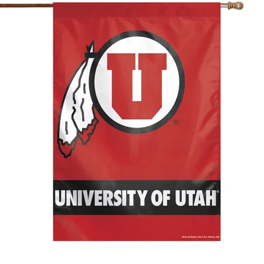 Discover WinCraft Utah Utes 28" x 40" Full Name House Flag