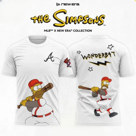 Discover Atlanta Baseball Cartoon Style Wonderbat 2026 T-Shirt