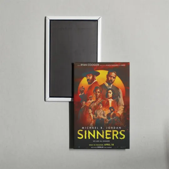 Discover Sinners B Mini Movie Poster Fridge Magnet