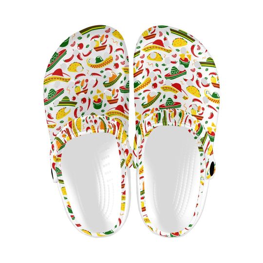 Discover Cinco de Mayo Festival Clogs, Mexican Holiday Footwear Sandals Clogs, Slip-On Clogs, Casual Everyday Shoes, Mexican Gifts