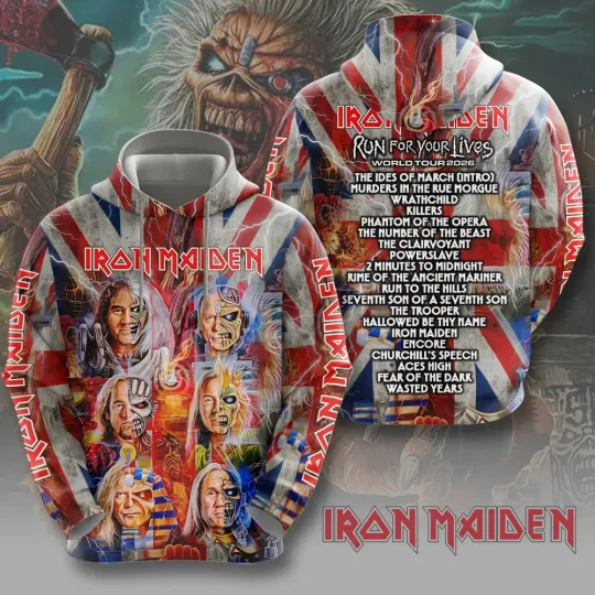 Discover Maiden 3D Apparel Hoodie