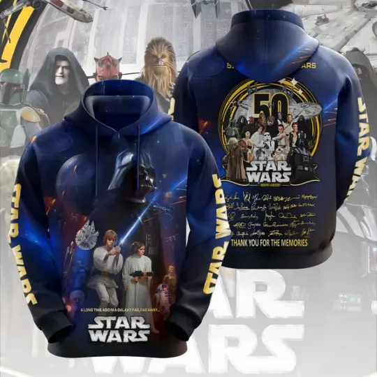 Discover Star Wars 50th Anniversary 2027 3D Apparel
