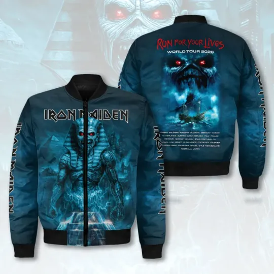 Discover Maiden 2026 World Tour 3D Bomber Jacket