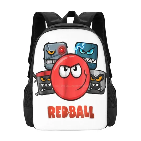 Discover Red Ball The Crew Backpack, Student Bag