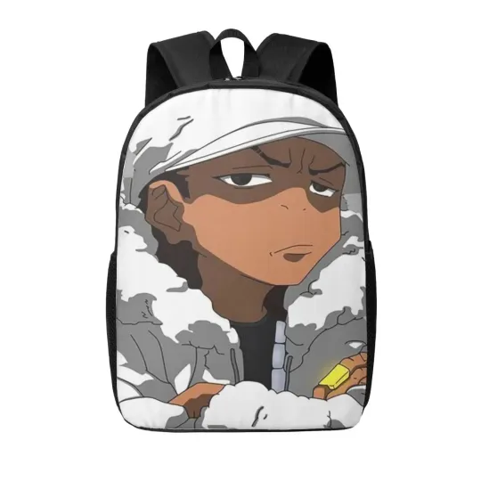 Discover The Boondocks Huey Woman Backpack School Bag Travel Rucksack Bag