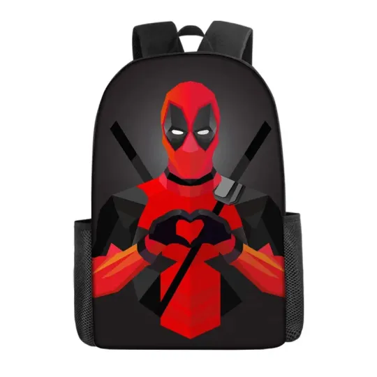 Deadpool and Wolverine Backpack Single School Bag for Students