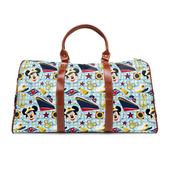 Discover Disney Cruise Line Waterproof Duffle Bag, Travel Weekender, Overnight & Holiday Bag