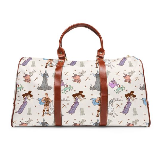 Discover Hercules Duffle Bag Waterproof Travel Bag Weekender Overnight Disney Luggage Holiday Gift