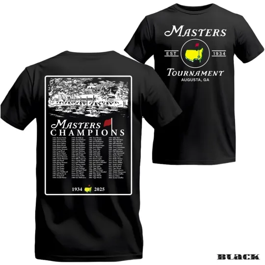 Discover The Masters Golf T Shirt New 2026 Augusta National Tournament Inspired Graphic
