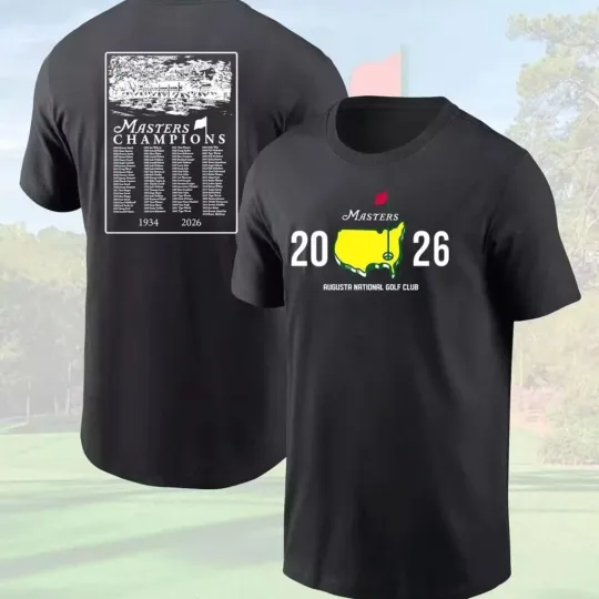 Discover The Masters Golf T Shirt New 2026 Augusta National Tournament Inspired Graphic W